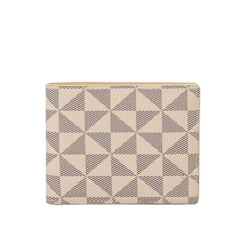 Férfi pénztárca Luxus márkájú, rövid csíkos retro stílusú ajándék, több kártyapozíció, üzleti pénztárcatartó