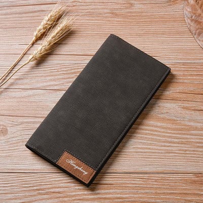 Kuum müük Pehmest nahast õhuke rahakott meestele pikk meeste rahakott õhuke meeste kaardihoidja 4 värvi