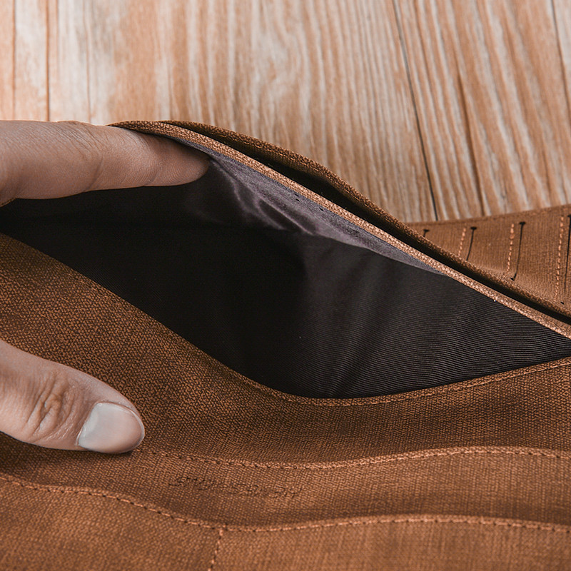 Karštas išpardavimas Minkšta odinė plona piniginė vyrams Ilga vyriška piniginė Plonas vyriškas 4 spalvų kortelių laikiklis