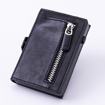 ZOVYVOL New Men Pop-up Holder Button Single Box Smart Wallet RFID Držač kreditne kartice Hasp Automatic Card Case Novčanica