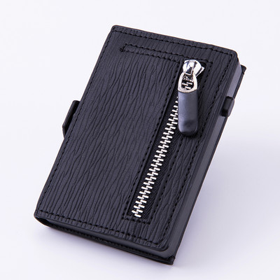 ZOVYVOL New Men Pop-up Holder Button Single Box Smart Wallet RFID Držač kreditne kartice Hasp Automatic Card Case Novčanica