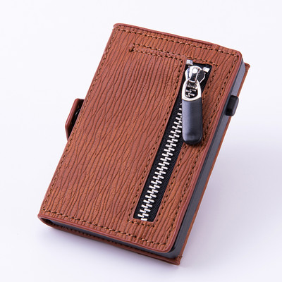 ZOVYVOL New Men Pop-up Holder Button Single Box Smart Wallet RFID Držač kreditne kartice Hasp Automatic Card Case Novčanica