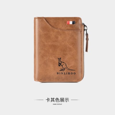 Uus naiste rahakott Rfid blokeeriv nahast rahakott tõmblukk Visiitkaardihoidja rahakott Rahakott meestele