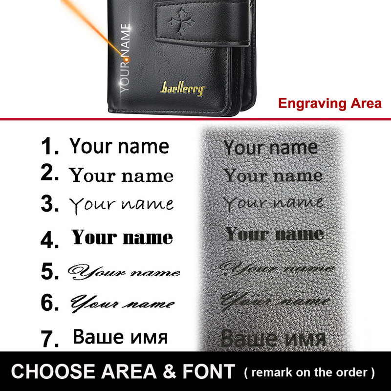 2020. aasta tasuta nimegraveering meeste rahakotid tõmblukuga kaardihoidja Kvaliteetne meeste rahakott Uus PU-nahast mündihoidja meeste rahakotid Carteria