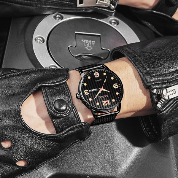 Vyriškas elegantiškas laikrodis – dviejų spalvų