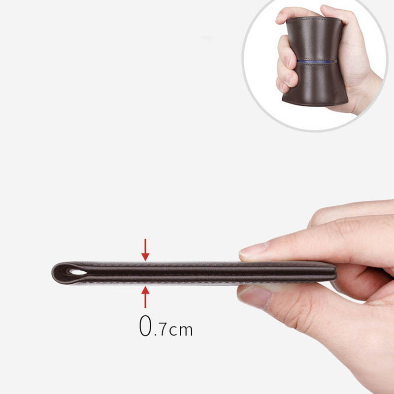 2021 m. nauja vyriška piniginė piniginė RFID blokuojantis sulankstymas itin plonas vizitinių kortelių laikiklis Piniginė Pinigų krepšys Piniginė Vyras