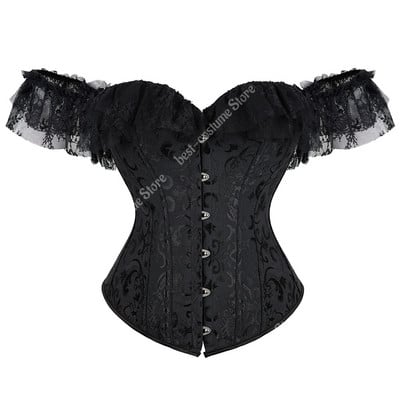 Printsessi korsett rinnakorsett naistele Roosa korsett Top Lilled Jacquard Plus Size Vintage lilleline korsett Pesukorsett