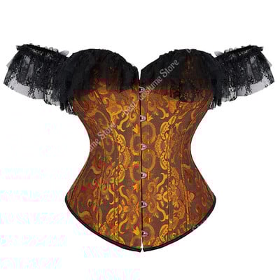 Printsessi korsett rinnakorsett naistele Roosa korsett Top Lilled Jacquard Plus Size Vintage lilleline korsett Pesukorsett