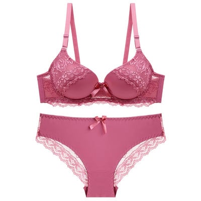 Uus seksikas rinnahoidjate komplekt BC Cup rinnahoidja ja aluspükste komplektid Push Up aluspesu naiste pesukomplekt