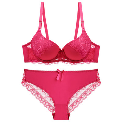 Uus seksikas rinnahoidjate komplekt BC Cup rinnahoidja ja aluspükste komplektid Push Up aluspesu naiste pesukomplekt