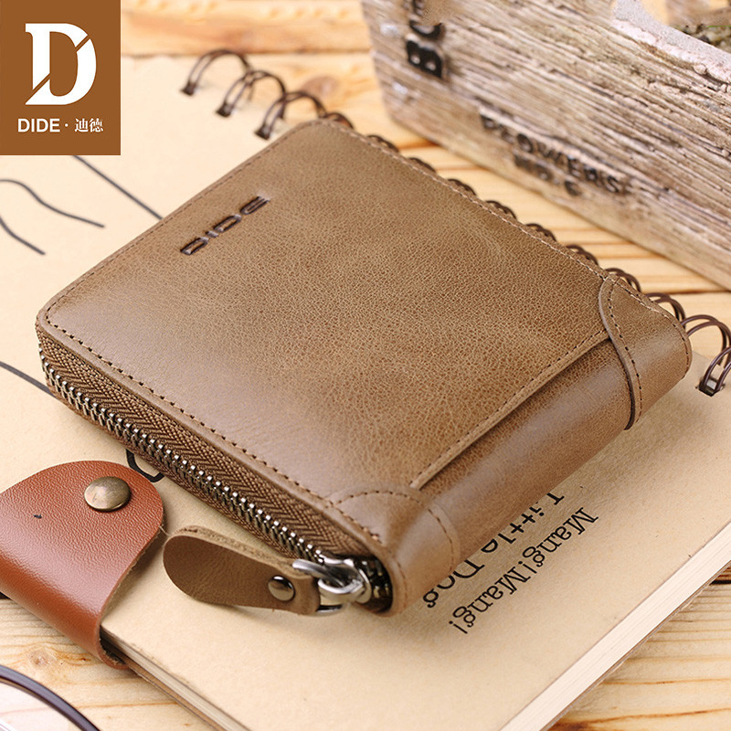 DIDE pénztárcák férfiaknak női pénztárca érme pénztárca zsebek hitelkártya tartó RFID nagy kapacitású cipzáras pénztárca férfi