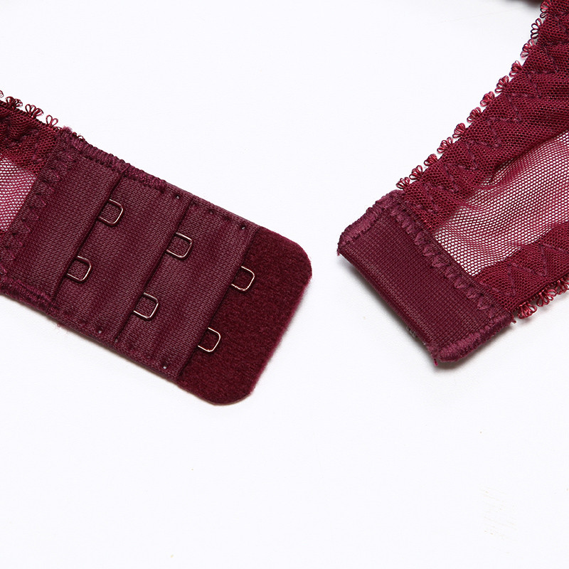 Permatomas liemenėlės žiedlapio formos seksualus apatinio trikotažo rinkinys, lankelis Dekoratyvinis apatinis trikotažas Moteriškas seksualus tinklinis liemenėlės rinkinys permatomas