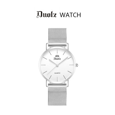 Vandeniui atsparus laikrodis su apvaliu ciferblatu