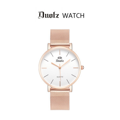 Vandeniui atsparus laikrodis su apvaliu ciferblatu