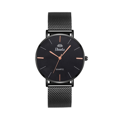 Vandeniui atsparus laikrodis su apvaliu ciferblatu