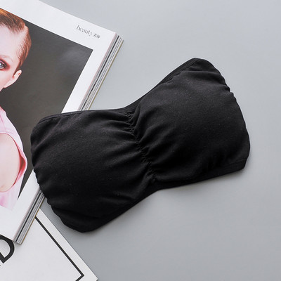 „Bralette 2021“ moteriška vienspalvė nematoma liemenėlė be nugarėlės be petnešėlių, minkšta ir patogi apkarpyta viršutinė dalis