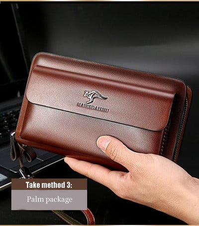 2021. gada vīriešu maka sajūga soma zēniem PU ādas luksusa somiņa liela ietilpība biznesa organizators tālruņa naudas kabatas karšu turētājs, vīrietis