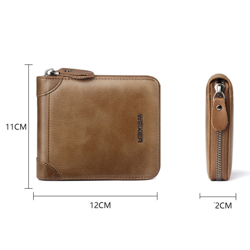 Pu bőr férfi pénztárca érme zseb, vintage pénztárcák barna kártyatárca férfiaknak luxus márkájú, rövid cipzáros érme pénztárca, 2022-es pénztartó