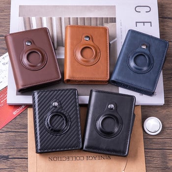 Rfid Blocking Card Holder Ανδρικά πορτοφόλια Τσάντα χρημάτων 2022 Small Leather Slim Wallets Μίνι πορτοφόλια για Airtag Air Tag