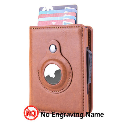 Rfid blokavimo kortelių laikiklis Vyriškas piniginės Pinigų krepšys 2022 Mažos odinės plonos piniginės Mini piniginės, skirtos Airtag Air Tag