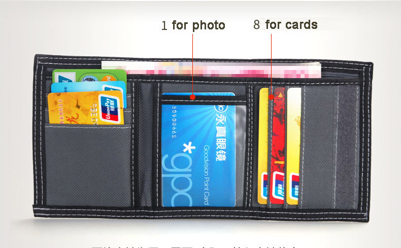 Rövid férfi pénztárcák Cipzáras vászon Férfi pénztárcák Pénztárca kártyák igazolványtartó Jó minőségű pénzes táskák váltópénz pénztárca zseb