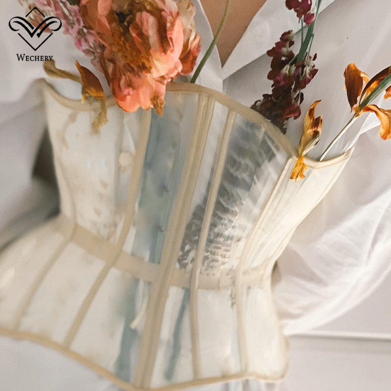 Modeliuojantis dirželis liekninantis juosmens diržas Seksualus tuščiaviduris korsetas krūtinės spalvos juodas baltas korsetas po krūtine, juostos apvalkalai Gaine 28-30 cm