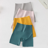 2022 m. Moteriški besiūliai šortai Apsauginės kelnės aukštu juosmeniu ledo šilko bokserinės kelnaitės Antifrikcinis sijonas šortai trumpos kelnės apsauginiai šortai