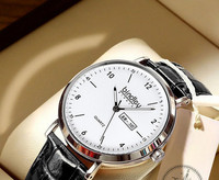 Vyriškas laikrodis su metaliniu ir eko odos apyranke