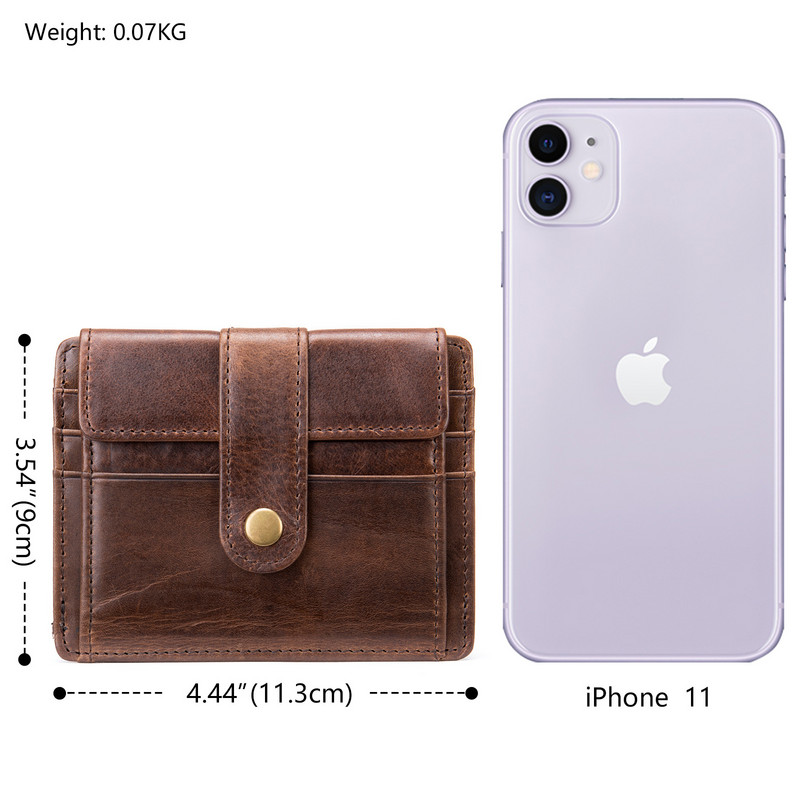 2021 m. piniginė vyrams Vyriška vintažinė trumpa maža plona vyriška piniginė ID kredito kortelės laikiklis su kišeniniu pinigų krepšiu