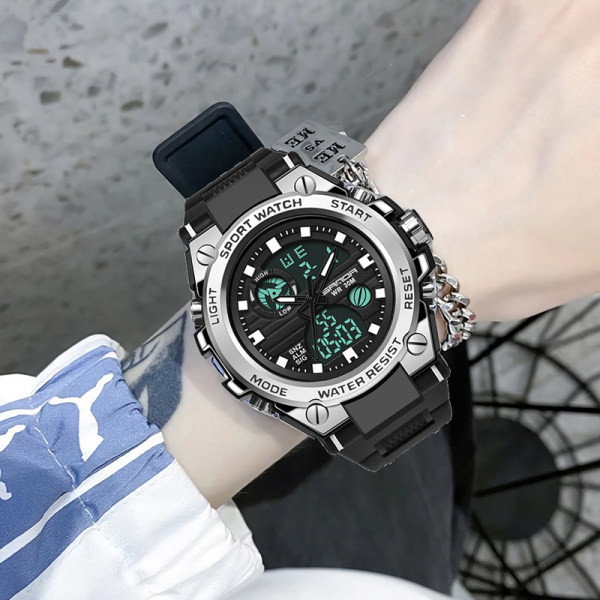 Kör alakú férfi sportóra