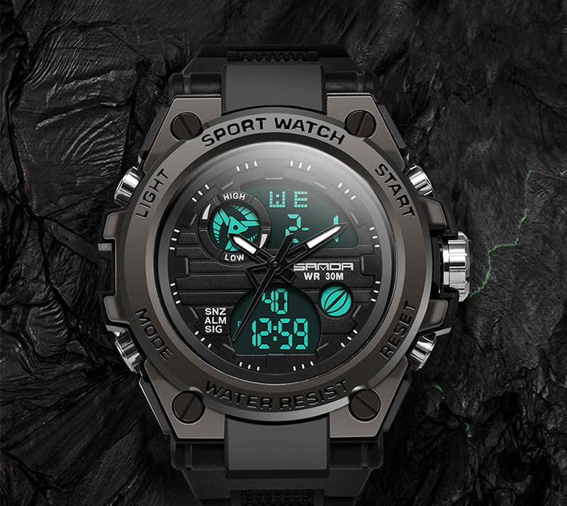 Kör alakú férfi sportóra