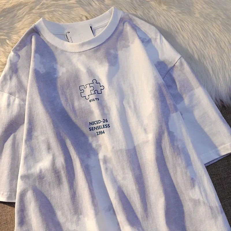 Armas puuvillane karu t-särk tänavariided suvine ülisuur t-särk naiste harajuku lühikeste varrukatega topid T-särk hip hop lips värvitud naljakad ts