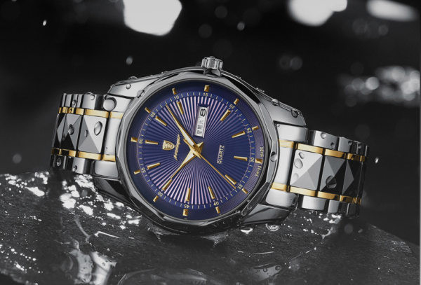 Vízálló, rozsdamentes acél férfi óra