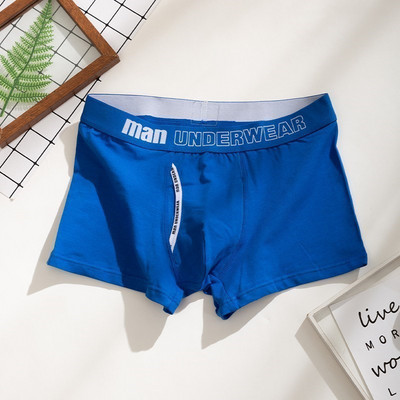 Boxer Férfi Fehérnemű Férfi Pamut Alsónadrág Férfi Tiszta Férfi Bugyi Rövidnadrág Fehérnemű Boxer Shorts Solid Cuecas 365 Calzoncillos