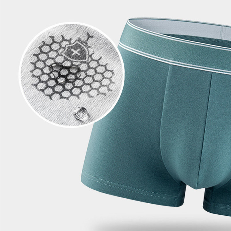 4vnt Vyriškos kelnaitės Seksualūs šortai Medvilniniai apatiniai Vyriški kvėpuojantys bokseriai Kieti bokseriniai šortai Firminės apatinės kelnės