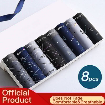 2022 m. vyriški bokseriniai šortai Madingos kvėpuojančios apatinės kelnaitės, minkštos medžiagos Dovana brandžiam vyriškam daugiaspalvis seksualus vyriškas apatinio trikotažo rinkinys