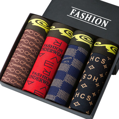 Chiloți pentru bărbați Boxer de imprimare Lenjerie de corp pentru bărbați Pachet Boxeri pentru bărbați Lenjerie de corp de marca Chiloți pentru bărbați Reducere caldă Boxershorts pentru bărbați