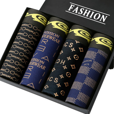 Chiloți pentru bărbați Boxer de imprimare Lenjerie de corp pentru bărbați Pachet Boxeri pentru bărbați Lenjerie de corp de marca Chiloți pentru bărbați Reducere caldă Boxershorts pentru bărbați