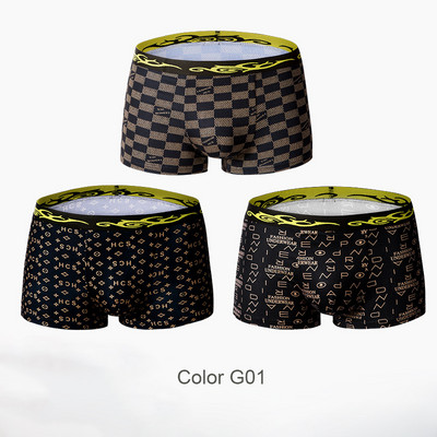 Chiloți pentru bărbați Boxer de imprimare Lenjerie de corp pentru bărbați Pachet Boxeri pentru bărbați Lenjerie de corp de marca Chiloți pentru bărbați Reducere caldă Boxershorts pentru bărbați