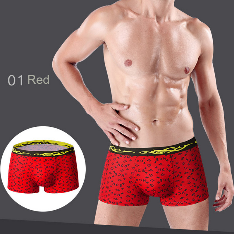 Chiloți pentru bărbați Boxer de imprimare Lenjerie de corp pentru bărbați Pachet Boxeri pentru bărbați Lenjerie de corp de marca Chiloți pentru bărbați Reducere caldă Boxershorts pentru bărbați