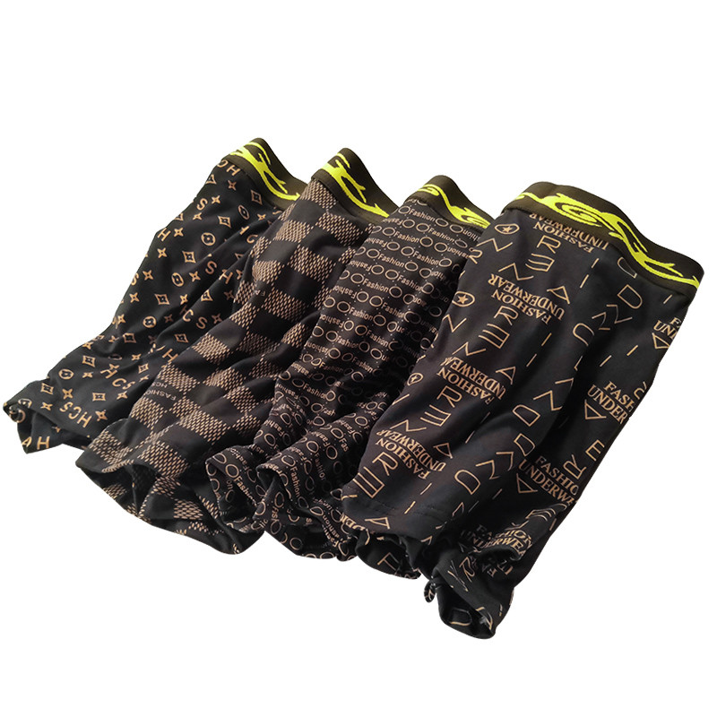 Chiloți pentru bărbați Boxer de imprimare Lenjerie de corp pentru bărbați Pachet Boxeri pentru bărbați Lenjerie de corp de marca Chiloți pentru bărbați Reducere caldă Boxershorts pentru bărbați