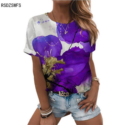 SUPERNATURAL Tricou cu mânecă scurtă pentru femei, imprimare 3D, cu mâneci scurte, la modă de vară, lejer, moale, cu gât rotund, tricouri pentru damă.