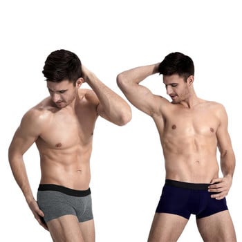 Ανδρικά εσώρουχα Boxer Cotton Man Under wear Breathable Solid Boxershorts Ανδρικά Μπόξερ Σώβρακα boxer homme 5 τμχ/συσκευασία