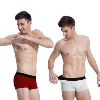 Ανδρικά εσώρουχα Boxer Cotton Man Under wear Breathable Solid Boxershorts Ανδρικά Μπόξερ Σώβρακα boxer homme 5 τμχ/συσκευασία