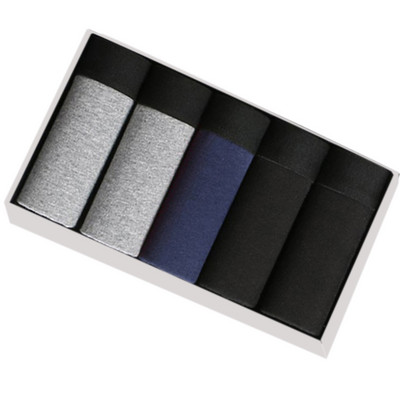 Vyriški apatiniai bokseriai medvilniniai vyriški apatiniai drabužiai, kvėpuojantys tvirti bokseriai Vyriški bokseriai apatinės kelnės bokseris, 5 vnt. / pak.