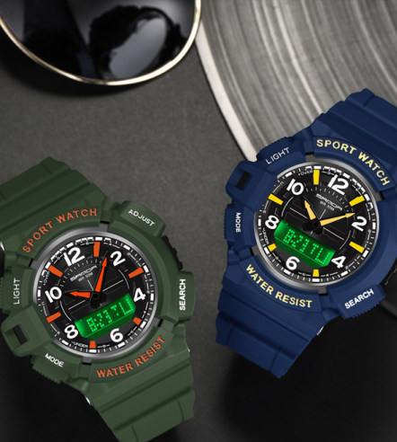 Férfi karóra világító talpbetéttel