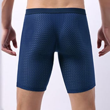 Ανδρικά εσώρουχα 3 τμχ Mesh Ανδρικά εσώρουχα Sexy Hot Long Boxer Σορτς Ανδρικά Boxer Ανδρικά εσώρουχα Μπόξερ για άντρες Boxer Homme Man Boxer