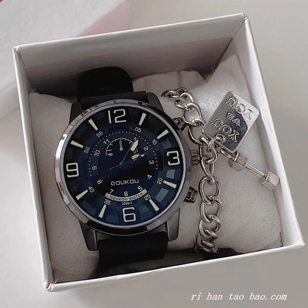 Naujo modelio vyriškas laikrodis su apvaliu ciferblatu