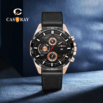 Vyriškas laisvalaikio sportinis laikrodis su šviečiančiomis rodyklėmis