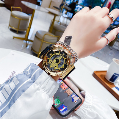 Paprastas vyriškas laikrodis su kalendoriumi ir žadintuvu